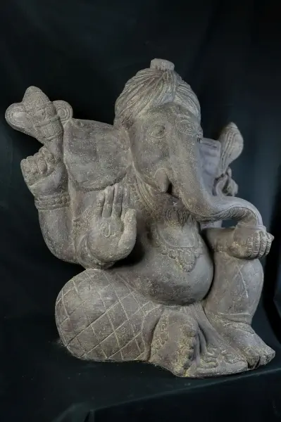 Product image of the product “Seated Ganesha indian Style with turban. 60cm height ”
